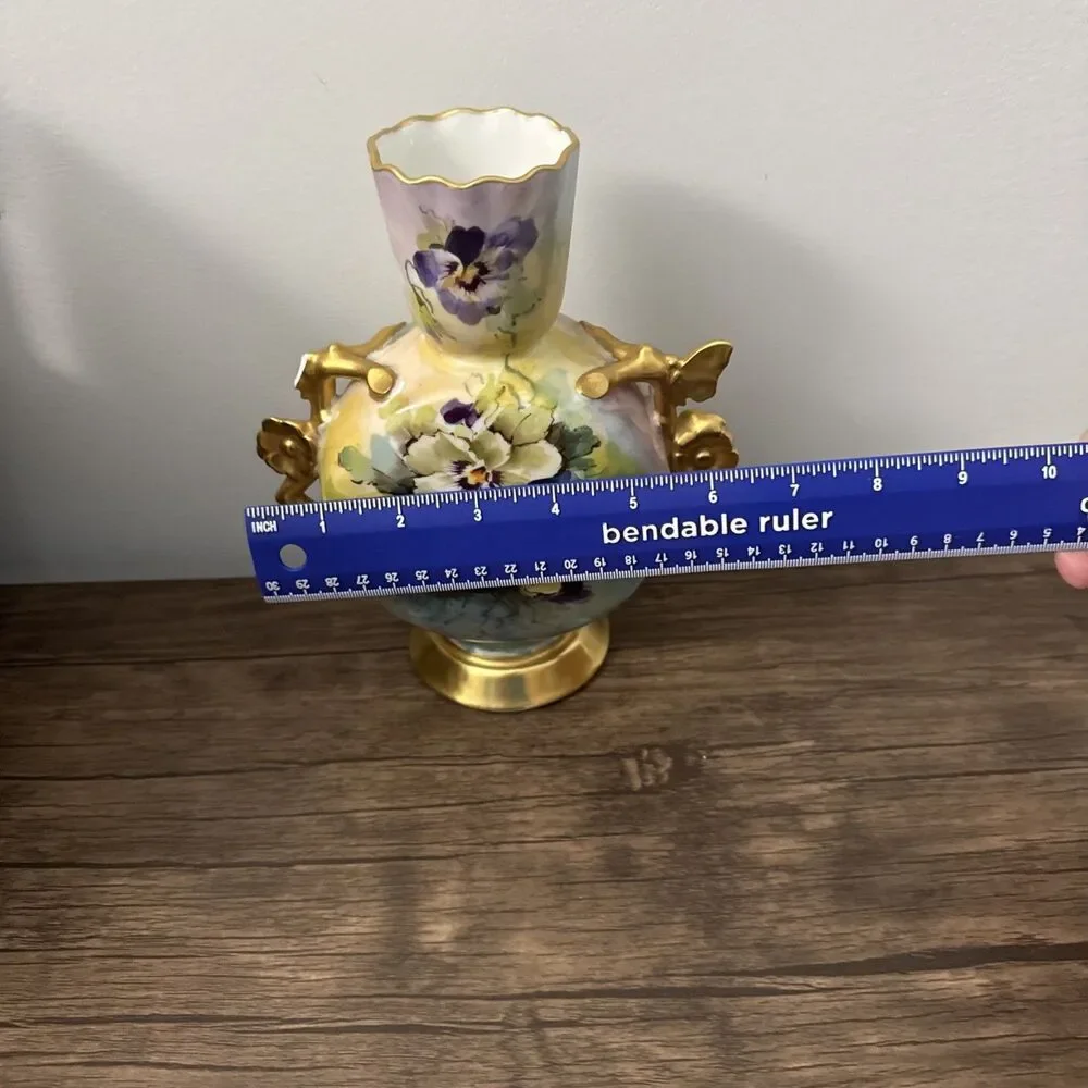 Vintage Limoges Porcelain Vase By Martial Redon | France | Broken Handle